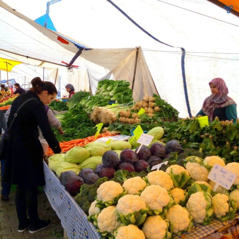 Winter Food At Tuesday Fethiye Market