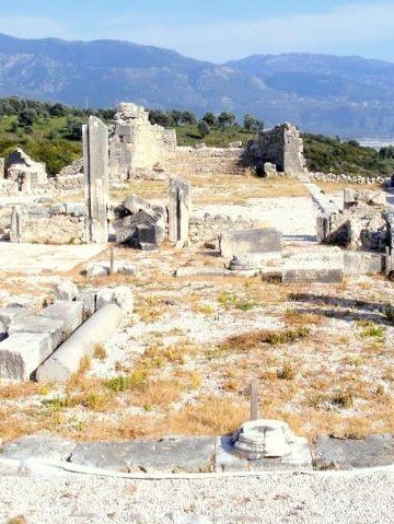 Byzantine Basilica, Xanthos, Turkey