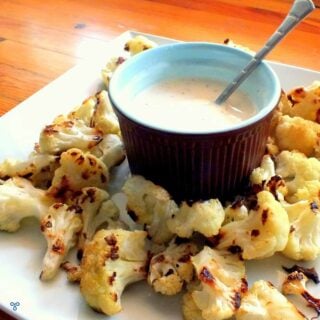 Turkish Roasted Cauliflower With Yoghurt