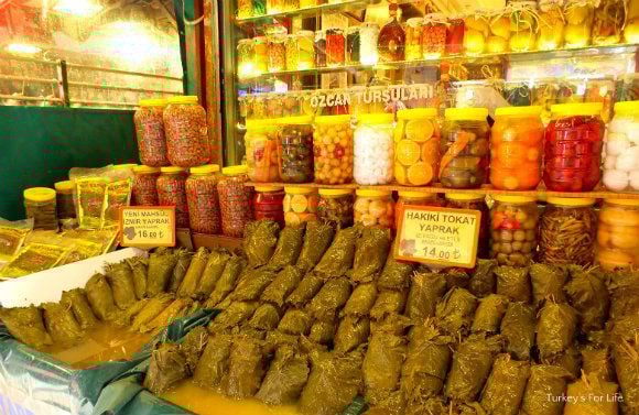 Kadıköy Market Pickles Kadıköy Market Vine Leaves And Turşu
