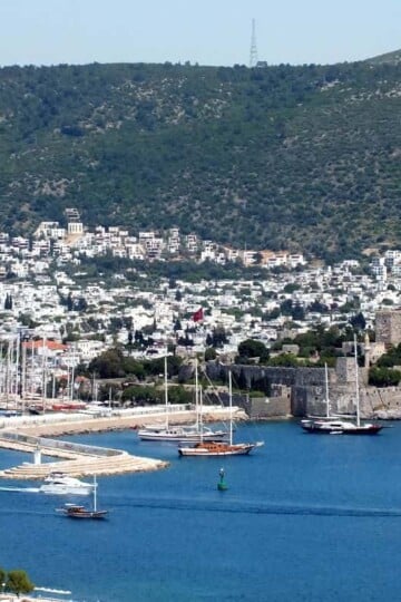 Bodrum Castle From The Windmills