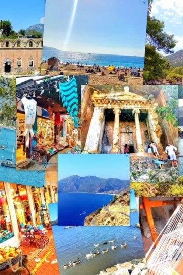 A Collage of Things To Do In Fethiye